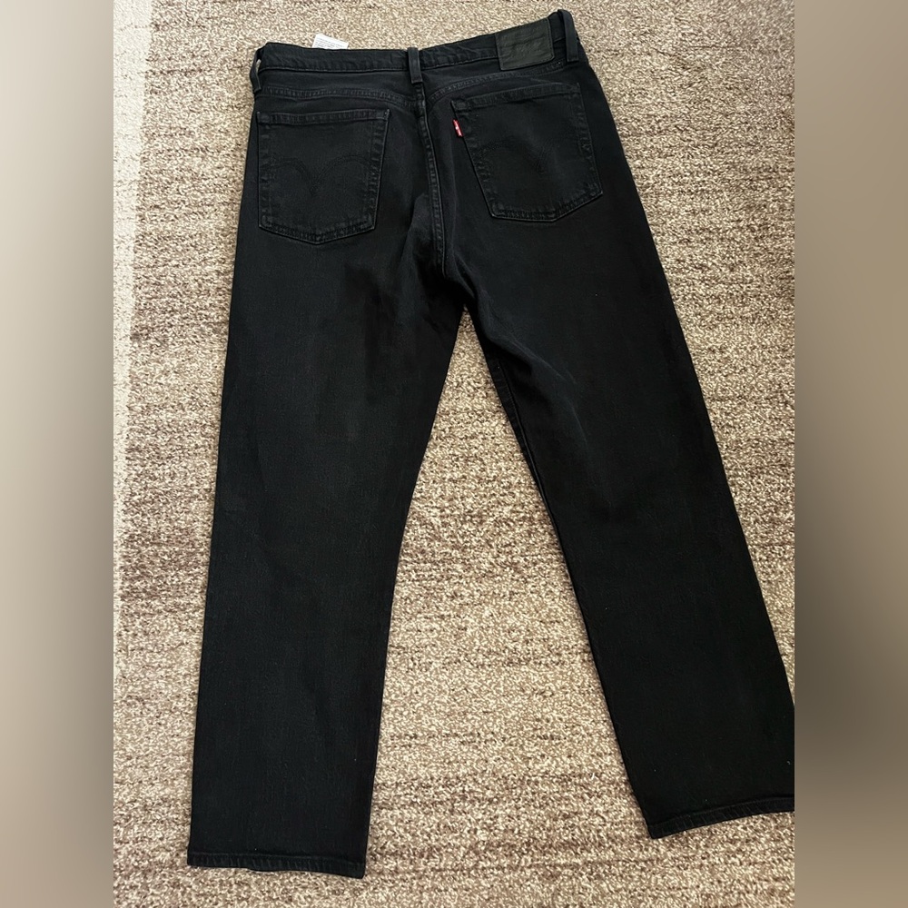 Levi’s Wedgie Straight Black Size 28 - Picture 7 of 7